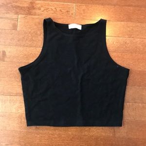 Brandy Melville Black Crop Top